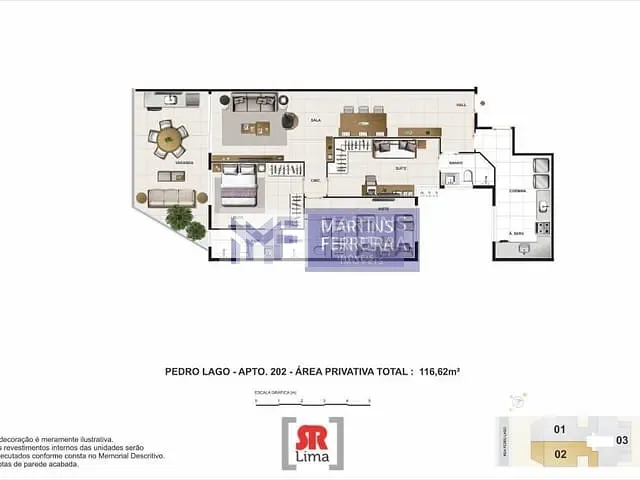 Apartamento com 117m² 3 quartos e 4 banheiros, à venda, no bairro Barra da Tijuca em Rio de Janeiro