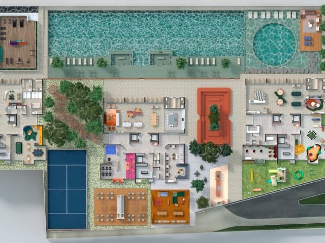 Apartamento com 94m² 2 quartos e 3 banheiros, à venda, no bairro Praia Brava de Itajaí em Itajaí