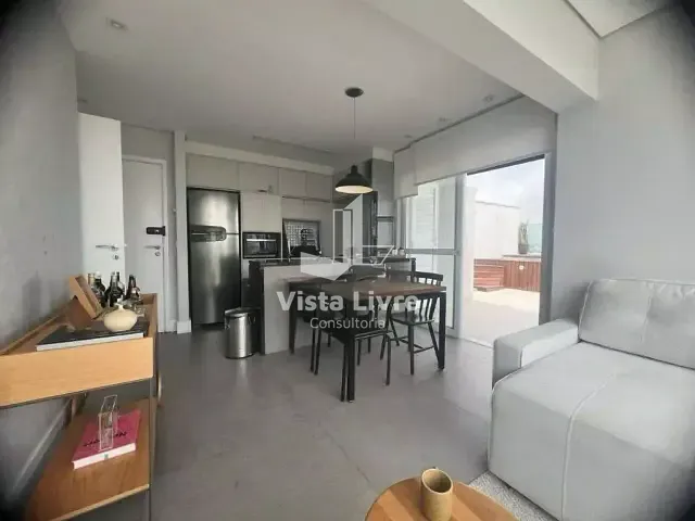 Cobertura / Penthouse com 82m² 1 quarto e 2 banheiros, à venda, no bairro Cidade Monções em São Paulo