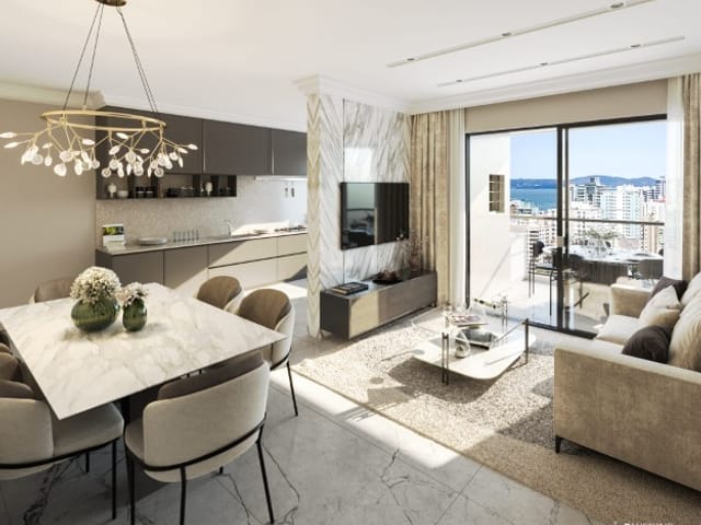 Apartamento com 115m² 2 quartos e 3 banheiros, à venda, no bairro Morretes em Itapema