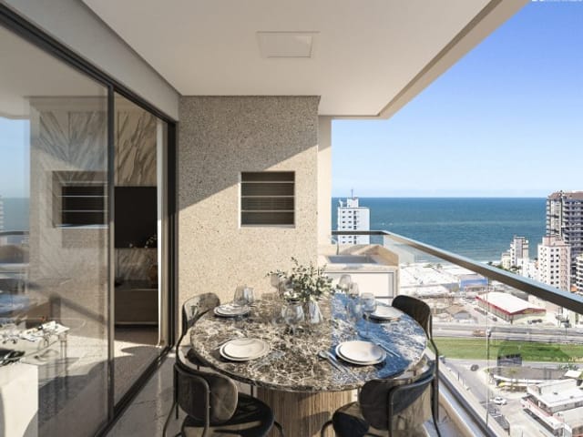 Apartamento com 115m² 2 quartos e 3 banheiros, à venda, no bairro Morretes em Itapema