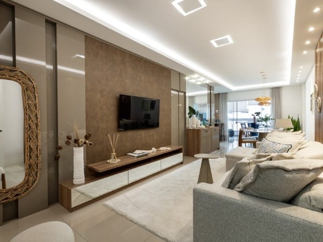 Apartamento com 281m² 3 quartos e 4 banheiros, à venda, no bairro Meia Praia em Itapema