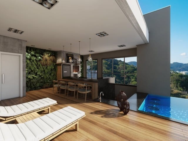 Apartamento com 67m² 2 quartos e 3 banheiros, à venda, no bairro Morretes em Itapema
