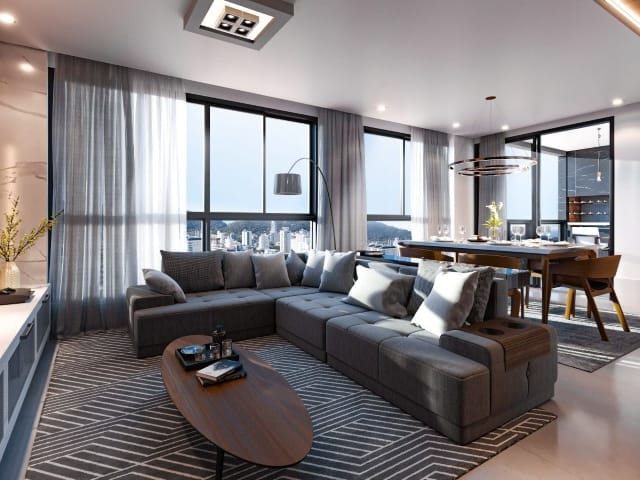 Apartamento com 118m² 3 quartos e 4 banheiros, à venda, no bairro Centro em Itapema