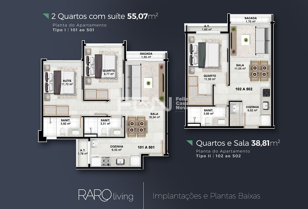 Apartamento, 2 quartos, 55 m² - Foto 13