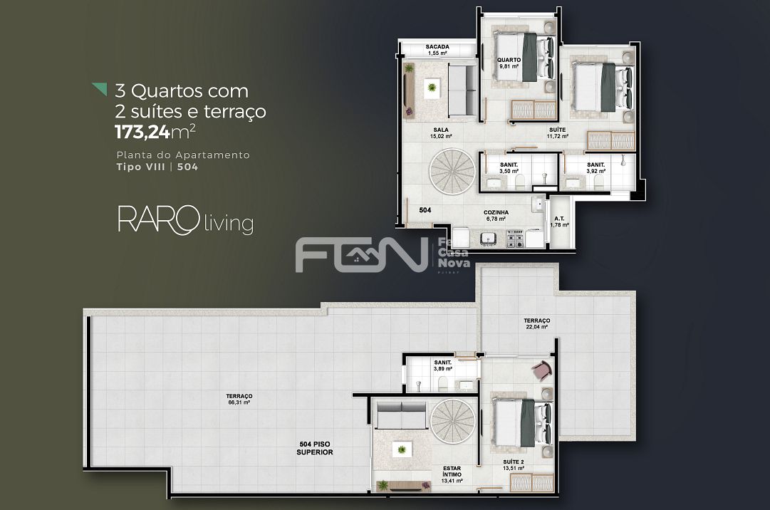 Apartamento, 2 quartos, 55 m² - Foto 17