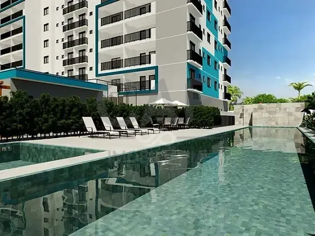 Apartamento com 61m² 1 quarto e 2 banheiros, à venda, no bairro Morumbi em Paulínia