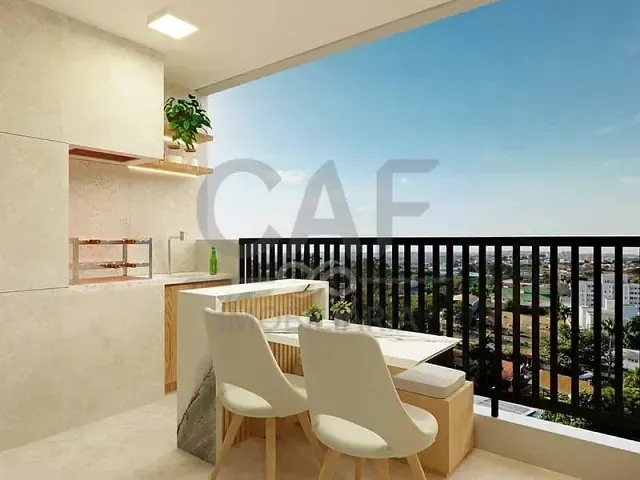 Apartamento com 61m² 1 quarto e 2 banheiros, à venda, no bairro Morumbi em Paulínia