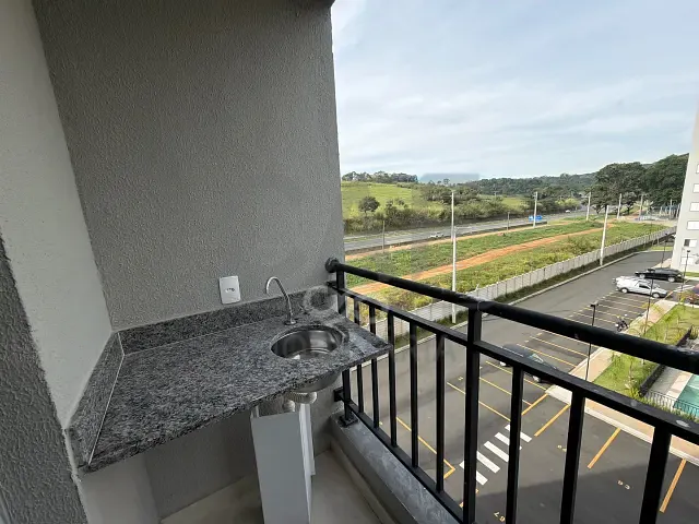 Apartamento 2 quartos e 1 banheiro, para alugar, no bairro Jardim Paraíso em Jaguariúna