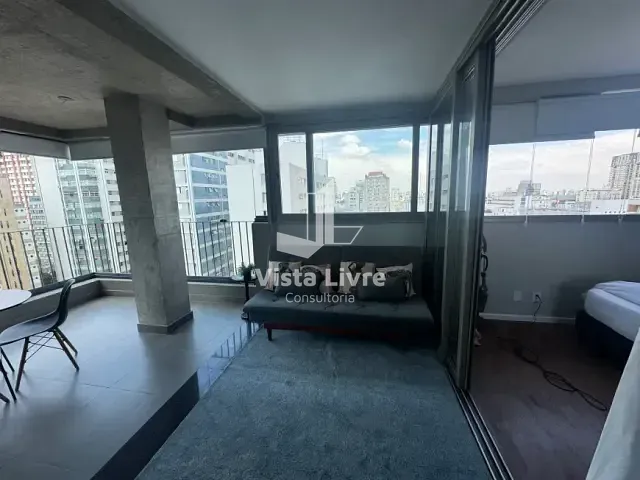Apartamento com 46m² 1 quarto e 1 banheiro, à venda, no bairro Cerqueira César em São Paulo