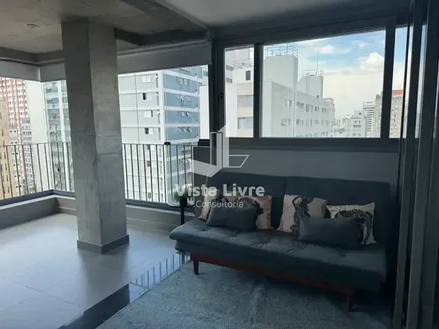 Apartamento com 46m² 1 quarto e 1 banheiro, à venda, no bairro Cerqueira César em São Paulo