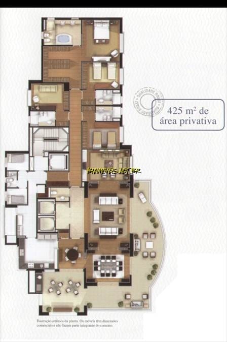 Apartamento à venda com 4 quartos, 425m² - Foto 10