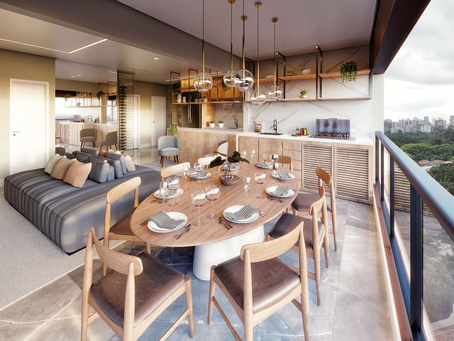 Apartamento com 141m² 2 quartos e 3 banheiros, à venda, no bairro Jardim Santo Amaro em São Paulo