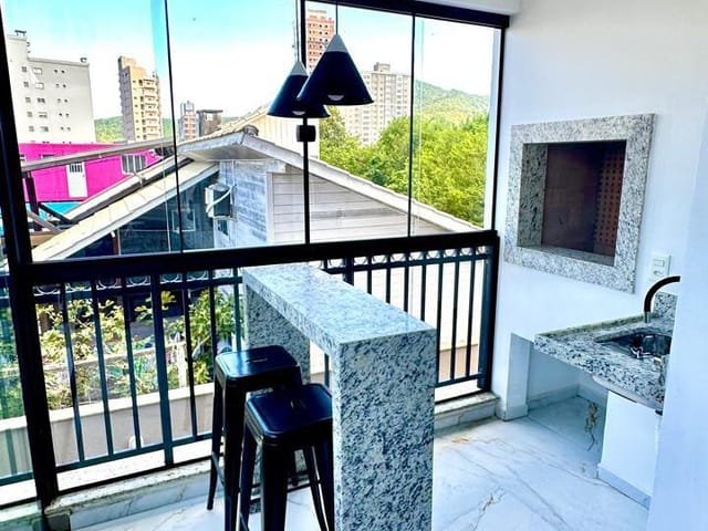 Apartamento com 95m² 2 quartos e 3 banheiros, à venda, no bairro Balneário Perequê em Porto Belo