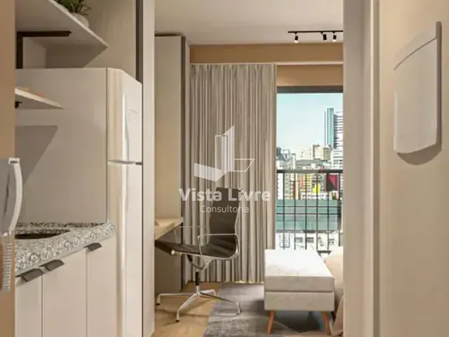 Apartamento com 28m² 1 quarto e 1 banheiro, à venda, no bairro Vila Cordeiro em São Paulo