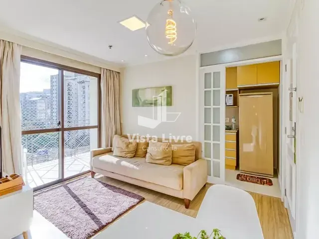 Apartamento com 50m² 2 quartos e 1 banheiro, à venda, no bairro Vila Olímpia em São Paulo