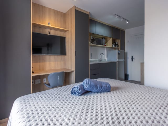 Apartamento com 25m² 1 quarto e 1 banheiro, à venda, no bairro Vila Mariana em São Paulo
