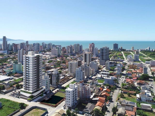 Apartamento com 75m² 2 quartos e 3 banheiros, à venda, no bairro Balneário Perequê em Porto Belo