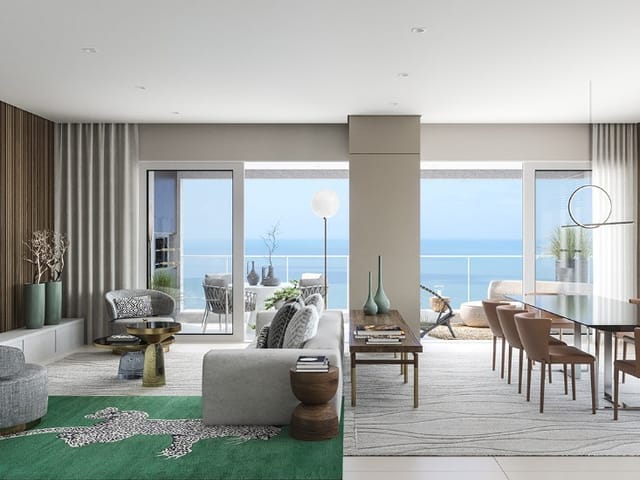 Apartamento com 213m² 4 quartos e 5 banheiros, à venda, no bairro Meia Praia em Itapema