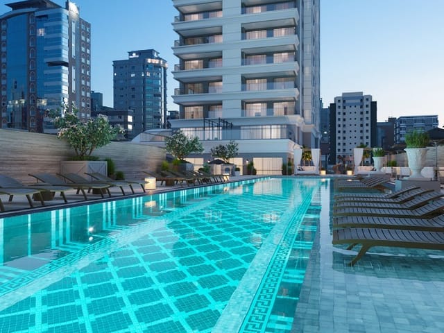 Apartamento com 213m² 4 quartos e 5 banheiros, à venda, no bairro Meia Praia em Itapema
