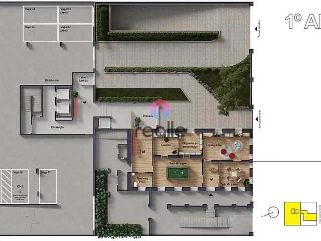 Apartamento com 69m² 2 quartos e 2 banheiros, à venda, no bairro Lourdes em Belo Horizonte