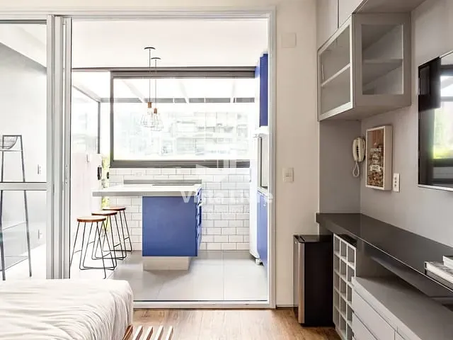 Apartamento com 45m² 1 quarto e 1 banheiro, à venda, no bairro Vila Olímpia em São Paulo