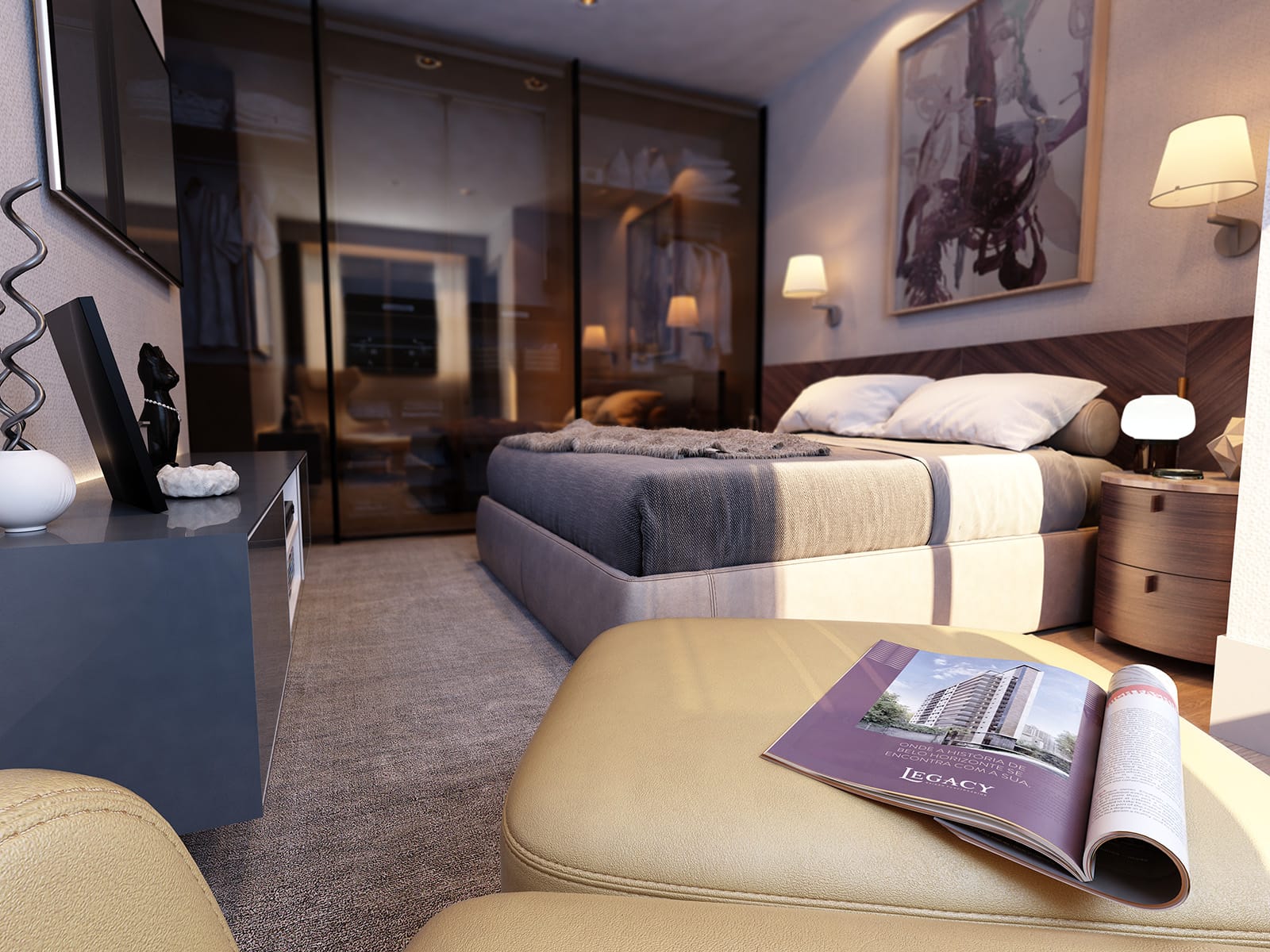 Apartamento com 3 ou 4 quartos, com 2 ou 3 vagas, com 2 ou 3 banhos. com muito luxo e conforto, à venda, Savassi, Belo Horizonte, MG - Lazer + completo. miniatura 13