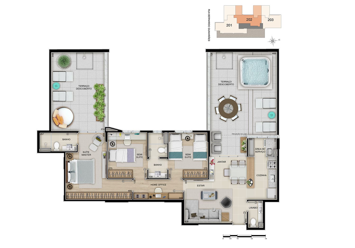 Apartamento com 3 ou 4 quartos, com 2 ou 3 vagas, com 2 ou 3 banhos. com muito luxo e conforto, à venda, Savassi, Belo Horizonte, MG - Lazer + completo. miniatura 29