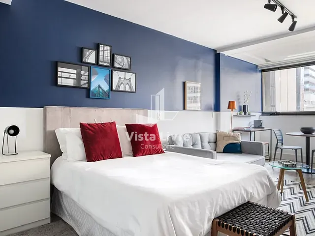 Apartamento com 31m² 1 quarto e 1 banheiro, à venda, no bairro Vila Olímpia em São Paulo