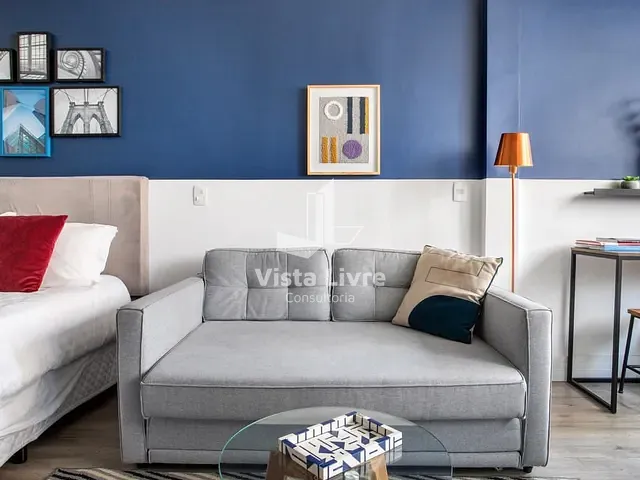 Apartamento com 31m² 1 quarto e 1 banheiro, à venda, no bairro Vila Olímpia em São Paulo