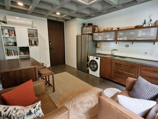 Apartamento com 46m² 1 quarto e 1 banheiro, à venda, no bairro Brooklin em São Paulo