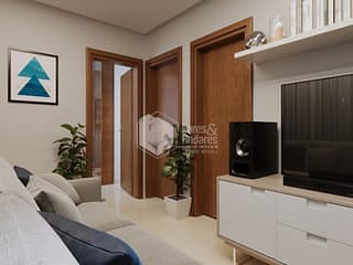 Foto do Apartamento-Apartamento em construção, 1 dormitório com sacada, ou 2 dormitórios, 34 ou 38 metros- Parque Peruche-SP