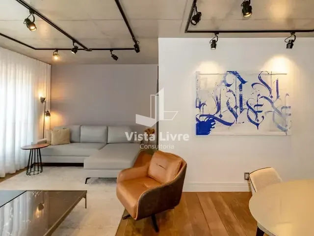 Apartamento com 80m² 1 quarto e 2 banheiros, à venda, no bairro Vila Olímpia em São Paulo