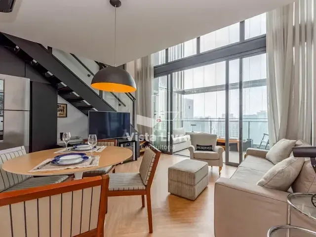 Apartamento com 67m² 1 quarto e 1 banheiro, à venda, no bairro Vila Nova Conceição em São Paulo