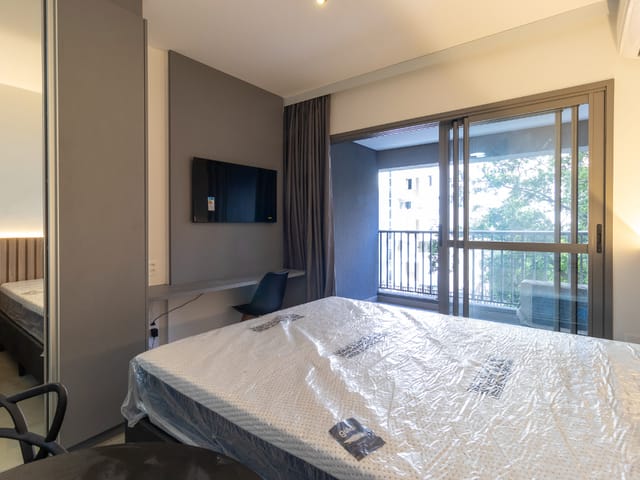 Apartamento com 26m² 1 quarto e 1 banheiro, à venda, no bairro Moema em São Paulo