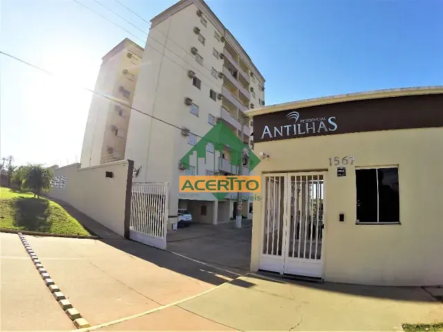 Apartamento 3 quartos e 2 banheiros, à venda, no bairro Santa Luzia em Araçatuba