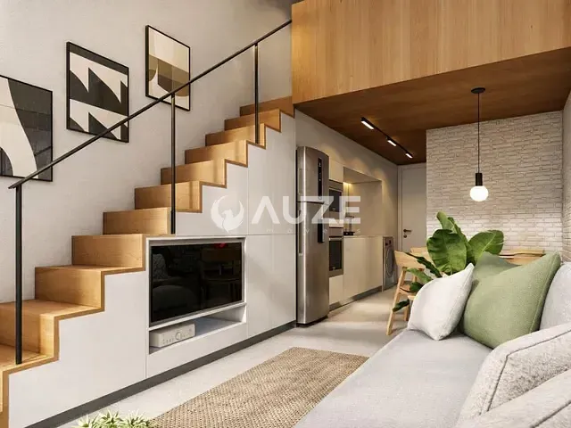 Apartamento com 35m² 1 quarto e 1 banheiro, à venda, no bairro Hugo Lange em Curitiba
