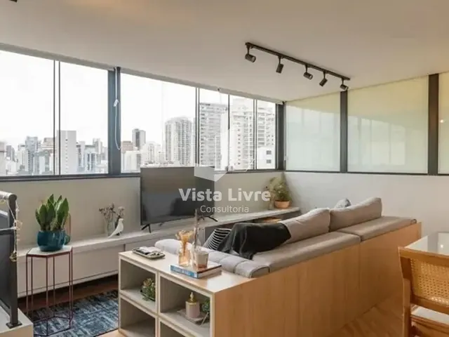 Apartamento com 65m² 1 quarto e 2 banheiros, à venda, no bairro Vila Olímpia em São Paulo