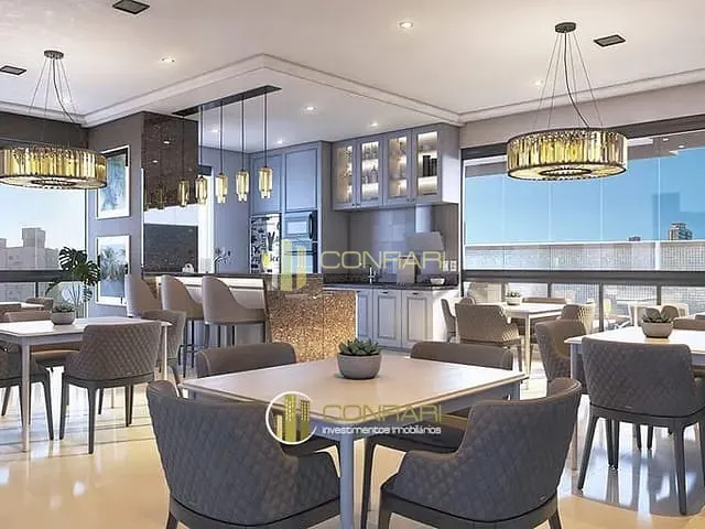 Apartamento com 179m² 3 quartos e 4 banheiros, à venda, no bairro Meia Praia em Itapema