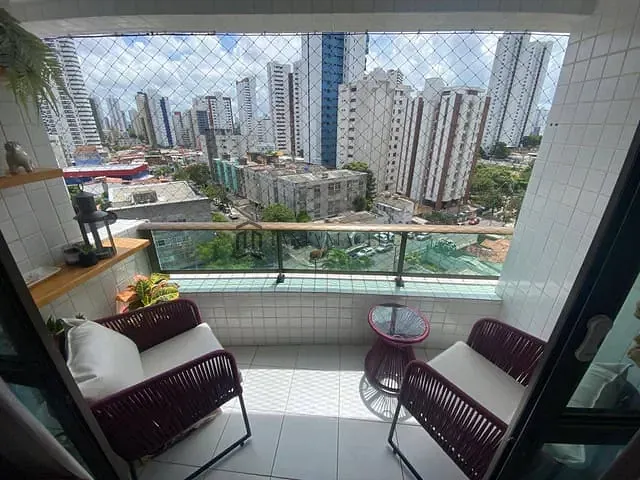 Apartamento 3 quartos e 3 banheiros, à venda, no bairro Madalena em Recife