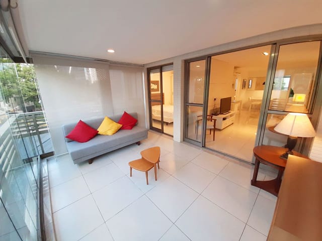 Foto do Apartamento - Av. AFRÂNIO de MELO FRANCO! 02 SUÍTES, MOBILIADO, 01 VAGA, INFRA de LAZER, PORTARIA 24h, próximo ao METRÔ e PRAIA | EASY NEGOCIOS IMOBILIARIOS LTDA