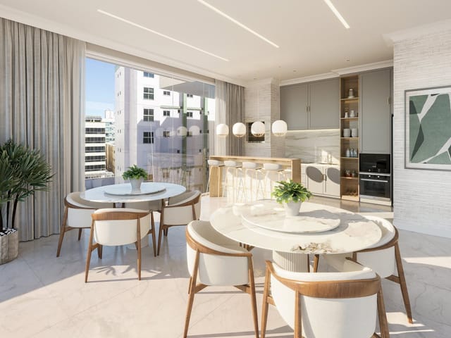 Apartamento com 261m² 4 quartos e 5 banheiros, à venda, no bairro Meia Praia em Itapema
