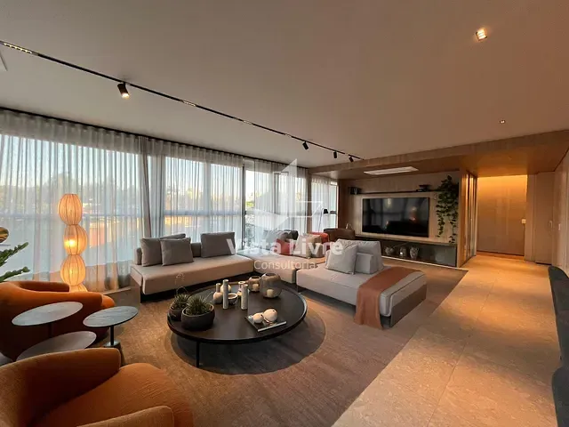 Apartamento com 210m² 3 quartos e 5 banheiros, à venda, no bairro Jardim Paulista em São Paulo