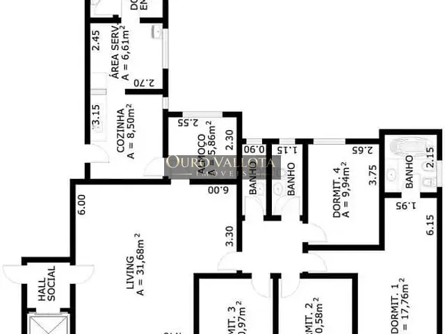 Apartamento 4 quartos e 4 banheiros, à venda, no bairro Jardim Vila Mariana em São Paulo
