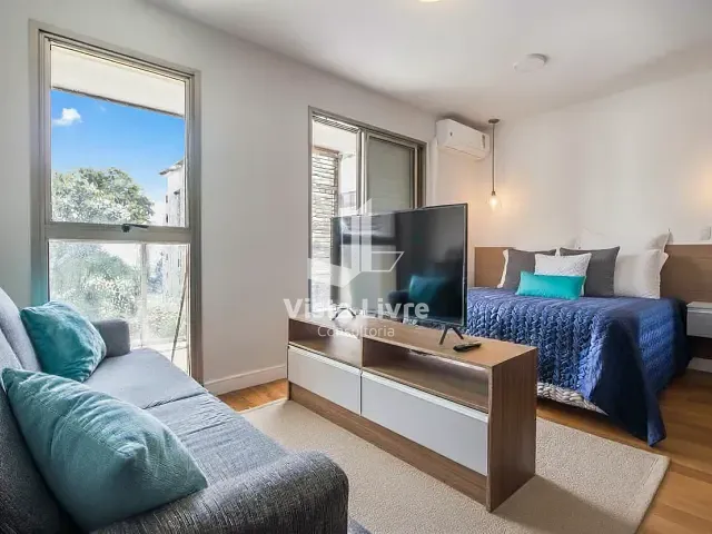 Apartamento com 31m² 1 quarto e 1 banheiro, à venda, no bairro Pinheiros em São Paulo