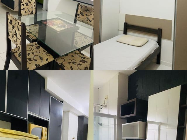Apartamento 2 quartos e 1 banheiro, para alugar, no bairro Residencial e Comercial Cidade Morumbi em Pindamonhangaba