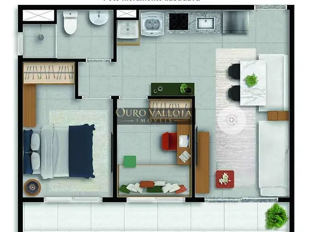 Apartamento 1 quarto e 1 banheiro, à venda, no bairro Vila Mariana em São Paulo