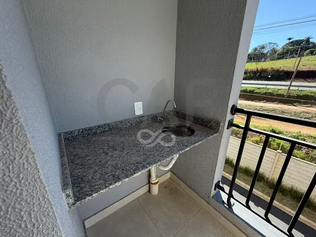 Apartamento 2 quartos e 1 banheiro, para alugar, no bairro Jardim Paraíso em Jaguariúna