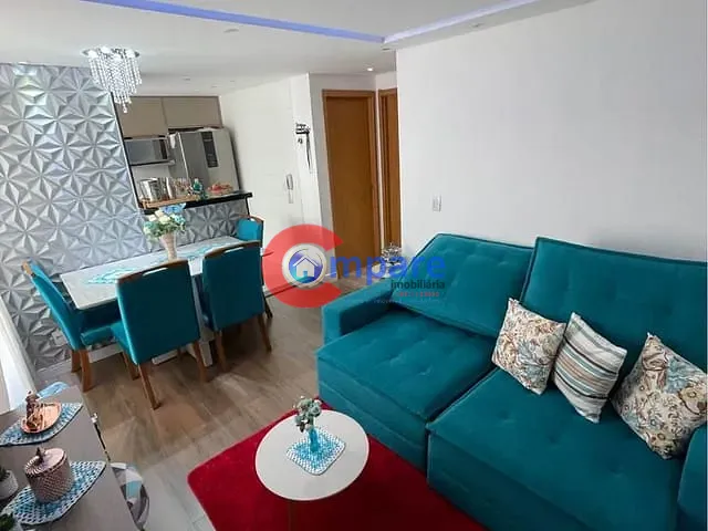 Apartamento com 47m² 2 quartos e 1 banheiro, à venda, no bairro Água Chata em Guarulhos