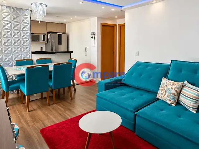 Apartamento com 47m² 2 quartos e 1 banheiro, à venda, no bairro Bonsucesso em Guarulhos